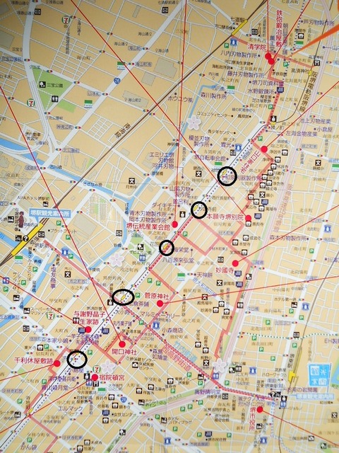 堺観光地図